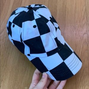 uo checkered dad hat